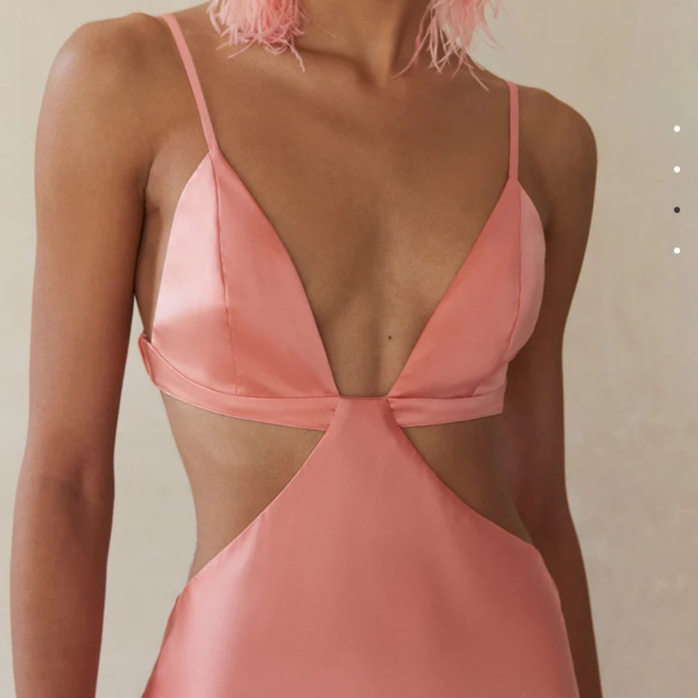 Cult Gaia Raisa Gown in Azalea - Picture 3 of 5